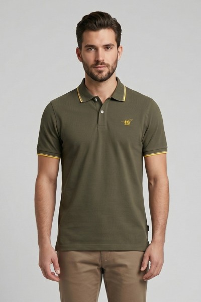 Henry Cotton's polo in piquet di cotone P626128 — 805219040079846_3