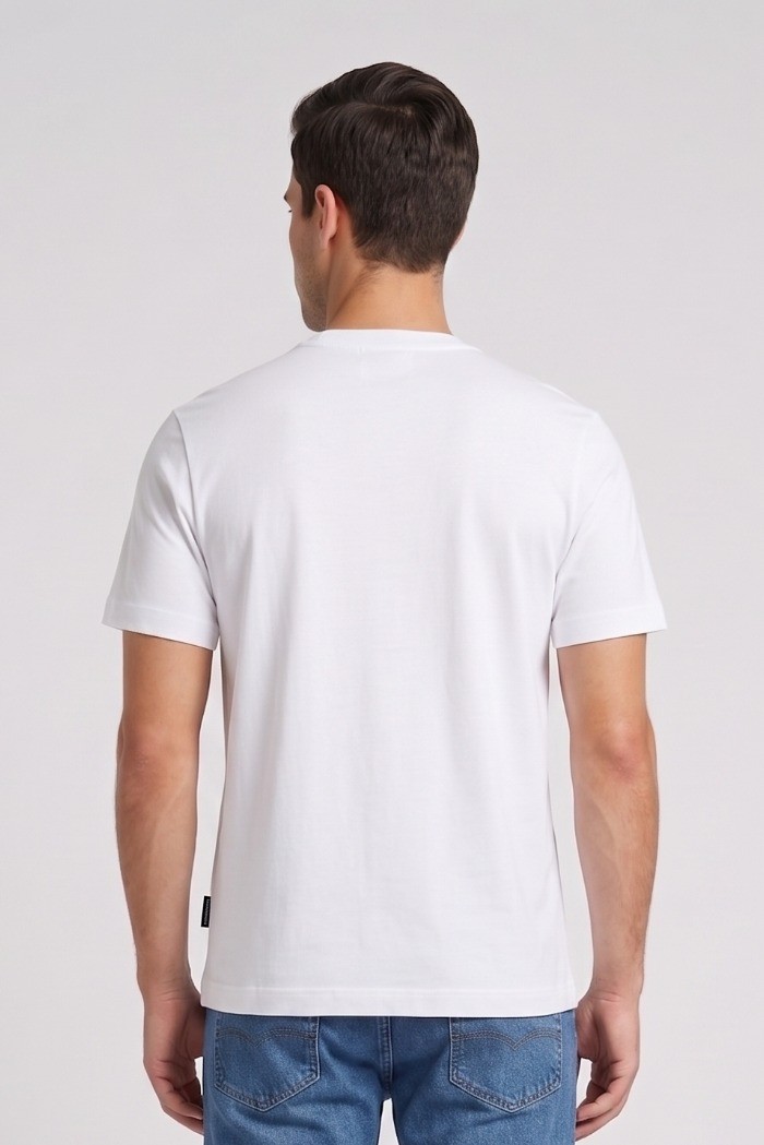 Henry Cotton's t-shirt in piquet con logo ricamato TS616040 [4306e841]