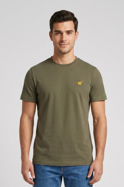 Henry Cotton's t-shirt in piquet con logo ricamato TS616040 [fb46c3a9]