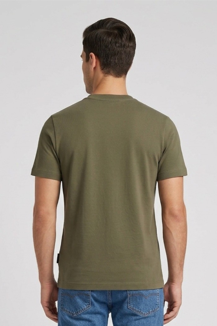 Henry Cotton's t-shirt in piquet con logo ricamato TS616040 [226080a4]