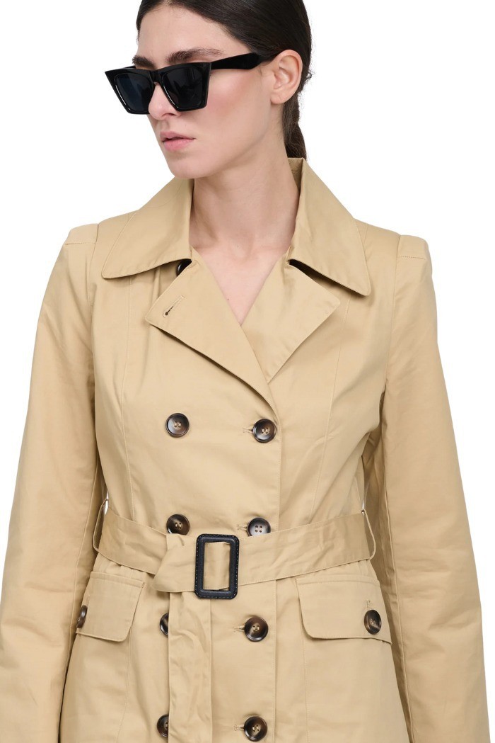 Influencer trench in cotone slim fit 03BJ2330 [422351ba]