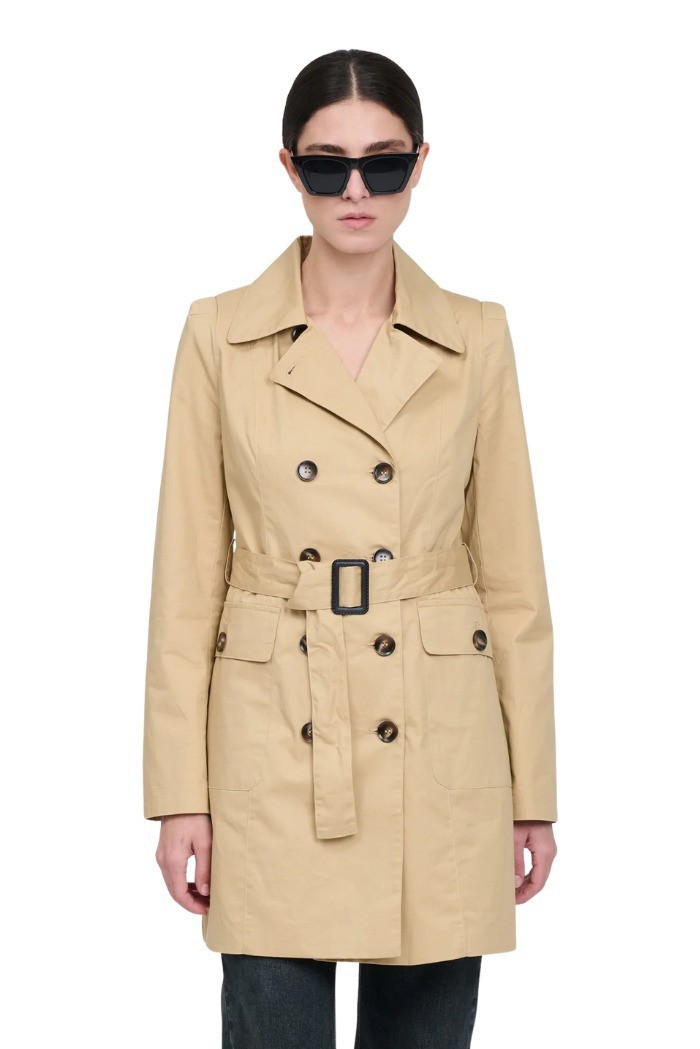 Influencer trench in cotone slim fit 03BJ2330 [f06ed7a0]