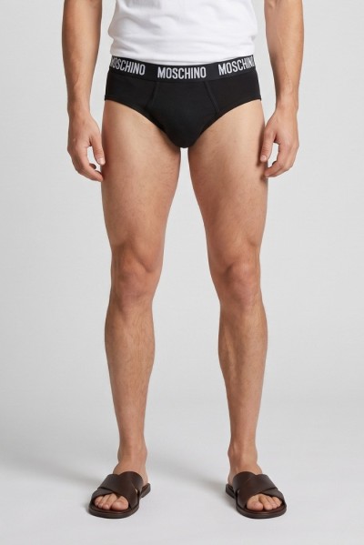 Moschino slip bi-pack supima cotton stretch V1A1388-4301 [8c59016e]