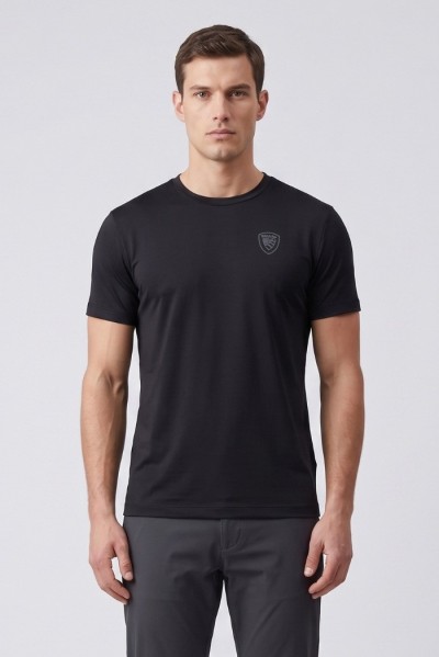 Blauer t-shirt in tessuto tecnico Jasons 26SBLUH02541-007608 [13374704]