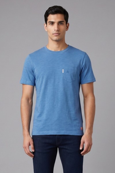 Beverly Hills Polo Club t-shirt in jersey di cotone con taschino TS450040 — 805219040079752_4