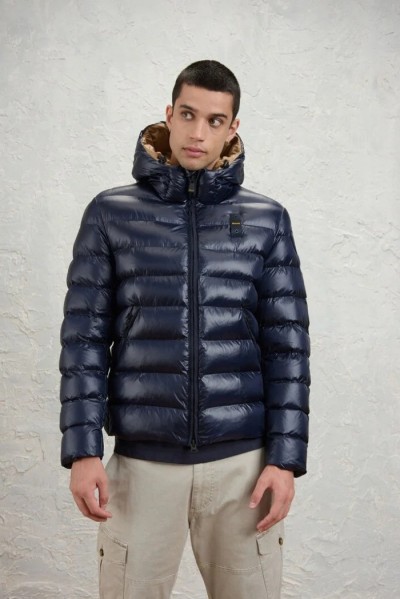 Blauer giubbetto in nylon eco Adams 26WBLUC02054-005958 [19ad4656]