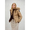 Blauer piumino a righe con cappuccio Arcadia 26WBLDC03038-006047 [75e0f525]