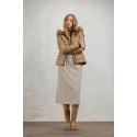 Blauer piumino a righe con cappuccio Arcadia 26WBLDC03038-006047 [1bdb772c]