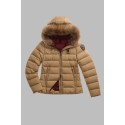 Blauer piumino a righe con cappuccio Arcadia 26WBLDC03038-006047 [a996f136]
