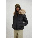 Blauer piumino con bordo in pelliccia Aldie 26wbldc03034-006047 [10908b0b]