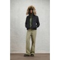 Blauer piumino con bordo in pelliccia Aldie 26WBLDC03034-006047 [7eab0902]