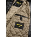 Blauer bomber in morbida pelle Petrel 26WBLUL01537-007340 [54de076f]