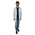 Two-Bi cappotto in misto lana con tessuto diagonale CAPP234 [20f7f9e4]