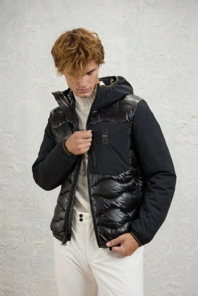 Blauer piumino imbottitura mista Albert 26WBLUC08068-006355 [51fc9e72]