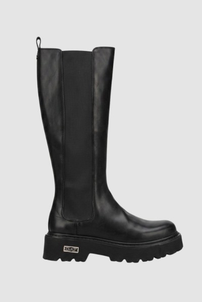 Cult stivale alto in pelle con elastici Slash CLW3310 [0a66bfe2]