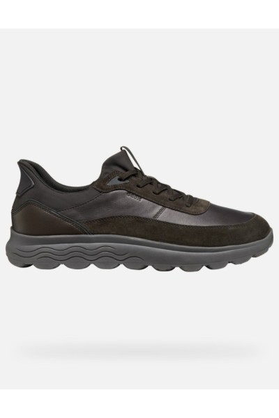Geox sneaker in nappa e camoscio Spherica Plus U56MPA08522 [116df0e0]