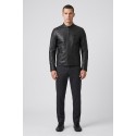 Blauer bomber in morbida pelle Ripley 26WBLUL02493-007340 [9bceee70]