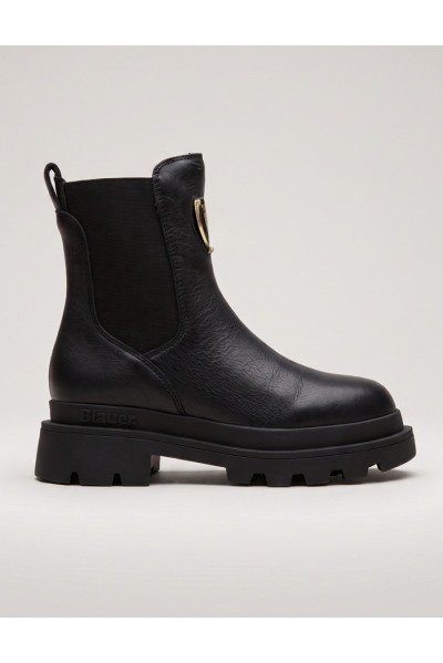 Blauer scarponcino con elastico F6KIMMEL12/NAP [7433988a]