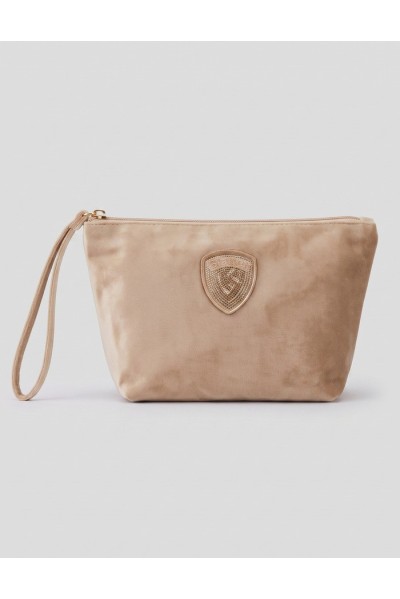 Blauer pochette in velluto F6DEBBY01/CLU — 805219040080605_4