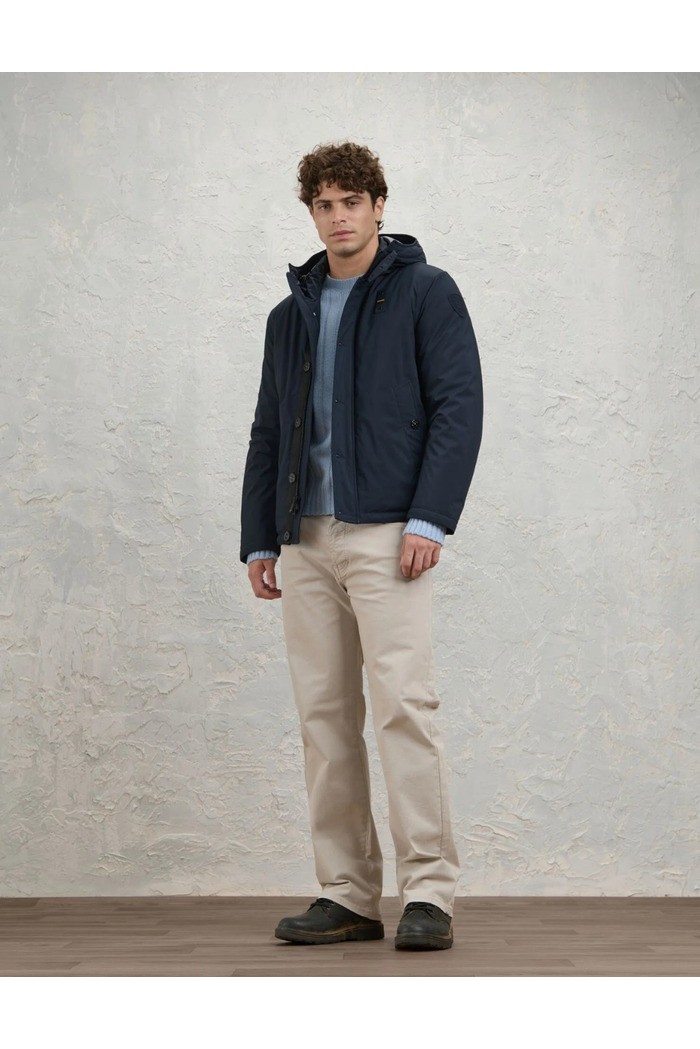 Blauer giubbetto in neoprene leggero Andrew 26WBLUC02061-005480 [91954e71]
