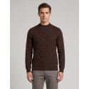 Markup maglia girocollo in cotone con intarsi a contrasto MK2900035 [b6026fb7]