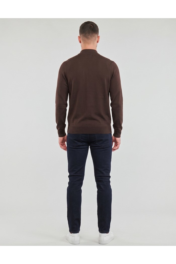 Markup maglia girocollo in cotone con intarsi a contrasto MK2900035 [6f242cba]